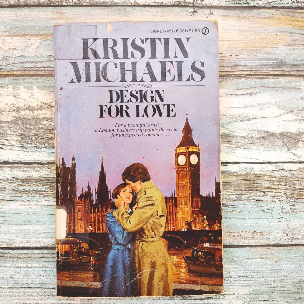 Design for Love Kristin Michaels 1981 1st Print Signet Vintage Romance PB Ex-Lib
